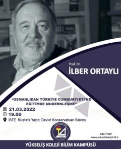 Prof. Dr. İlber ORTAYLI Yükseliş Koleji velileri ile buluşuyor.